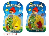 ST231104 - ANGRY BIRDS KEYRINGS