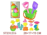 ST231215 - BEACH TOYS（15PCS）