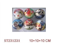 ST231231 - ANGRY BIRDS PU BALL（6pcs）