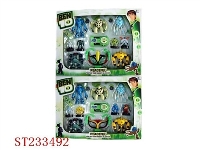 ST233492 - 5只第5代带灯光BEN10公仔套装（2款）