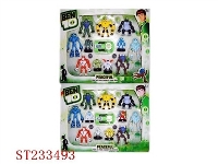 ST233493 - 7只第5代带灯光BEN10公仔(2款）