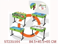 ST235104 - 2 IN 3BILLIAND/SOCCER/HOCKEY/TABLE TENNIS/DESK