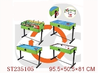 ST235105 - 2 IN 3BILLIAND/SOCCER/HOCKEY/TABLE TENNIS/DESK