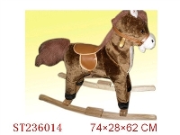 ST236014 - PLUSH ROCKING HORSE