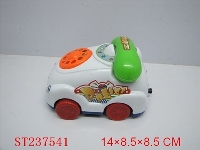 ST237541 - PULL STRING CAR WITH TELEPHONE&BELL