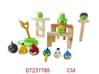 ST237785 - WOODEN ANGRY BIRDS SET WITH MUSIC