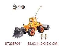 ST238704 - 拆装惯性挖土/压路工程车(2树)