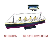 ST239075 - TITANIC R/C BOAT INCLUDED BATTERY AND CHARGER