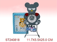 ST240818 - 灰狗铁架摇摆座钟
