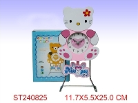 ST240825 - KT猫铁架摇摆座钟