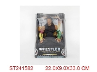 ST241582 - WWE30公分搪塑摔角斗士人偶（四款混装）