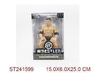 ST241599 - WWE25公分塑胶摔角斗士人偶（四款混装）