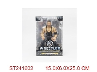 ST241602 - WWE25公分塑胶摔角斗士人偶（四款混装）