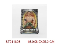 ST241606 - WWE25公分塑胶摔角斗士人偶（四款混装）