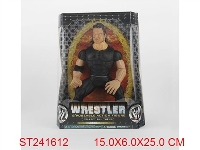 ST241612 - WWE25公分塑胶摔角斗士人偶（四款混装）