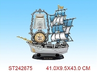 ST242675 - 帆船台灯钟