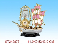 ST242677 - 帆船台灯钟