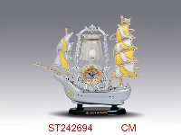 ST242694 - 帆船台灯钟