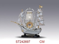 ST242697 - 帆船台灯钟