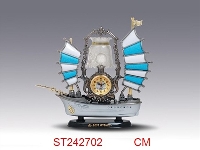 ST242702 - 帆船台灯钟