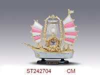 ST242704 - 帆船台灯钟