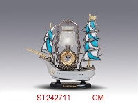 ST242711 - 帆船台灯钟