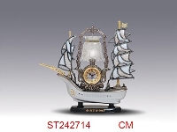 ST242714 - 帆船台灯钟