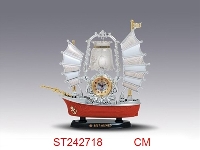 ST242718 - 帆船台灯钟