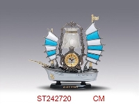 ST242720 - 帆船台灯钟