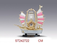 ST242722 - 帆船台灯钟