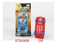 ST243636 - ANGRY BIRDS LABEL CAR STRAIGHT MOBILE