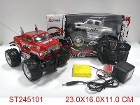 ST245101 - 1：18四通灯光遥控越野车（包电）