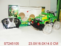 ST245105 - 1：18BEN10四通灯光遥控越野车（不包电）