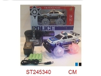 ST245340 - 1:24四通越野警车系列明轮带闪灯、带警声、包电