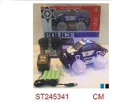 ST245341 - 1:24四通越野警车系列明轮带闪灯、带警声、包电