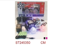ST245350 - 1:24四通越野警车系列明轮带闪灯、带警声、包电