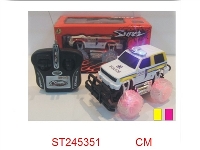 ST245351 - 1:24四通越野警车系列  乌轮，不包电