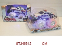 ST245512 - FRICTION CAR WITH LIGHT & MUSIC