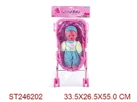 ST246202 - BABY GO-CART+13"DOLL
