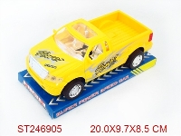 ST246905 - 惯性福特皮仿真车 白黄2色