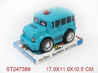 ST247389 - FRICTION POLICE CAR W/LIGHT&MUSIC