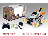 ST247907 - R/C STUNT ROLLING CAR WITH LIGHT & MUSIC