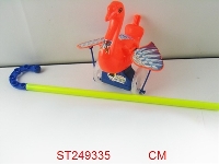 ST249335 - 手推鹅带闪光+音乐（黄/橙红2色）