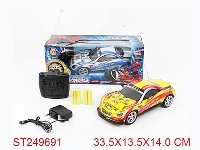 ST249691 - 4W R/C CAR WITH LIGHT,INCLUDED BATTERY,2COLOR