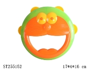 ST255152 - 叮当猫铃鼓(塑料钱)橙黄绿三色混装