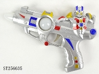 ST256635 - B/O GUN WITH FLASH