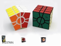 ST257691 - 4 LAYERS SQ MAGIC CUBE WITH STICKER