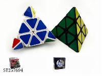 ST257694 - PYRAMID MAGIC CUBE WITH STICKER