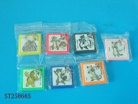 ST258685 - CARTOON PUZZLE WITH KEY CHAIN (MIXED 7 KINDS)
