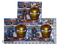 ST259308 - IRON MAN AND MASK W/LIGHT